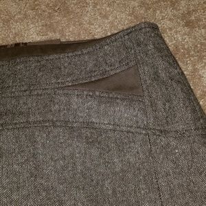Brown tweed pencil skirt size 4P